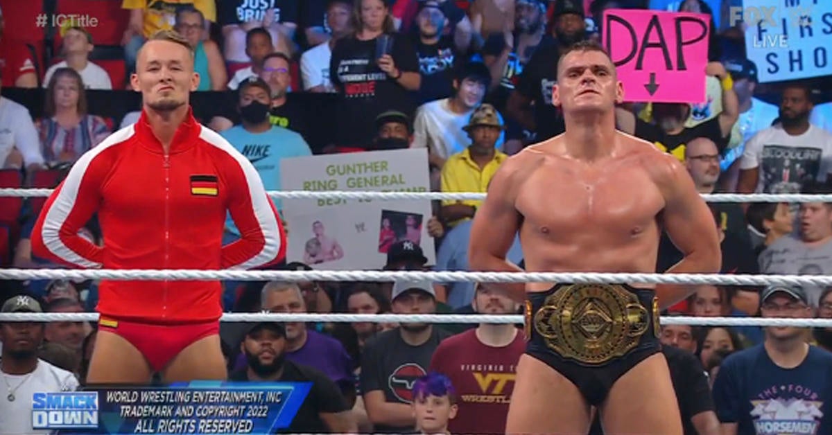 Gunther Retains The Wwe Intercontinental Title In Phenomenal Smackdown