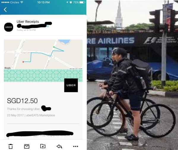 uber eats bike salary