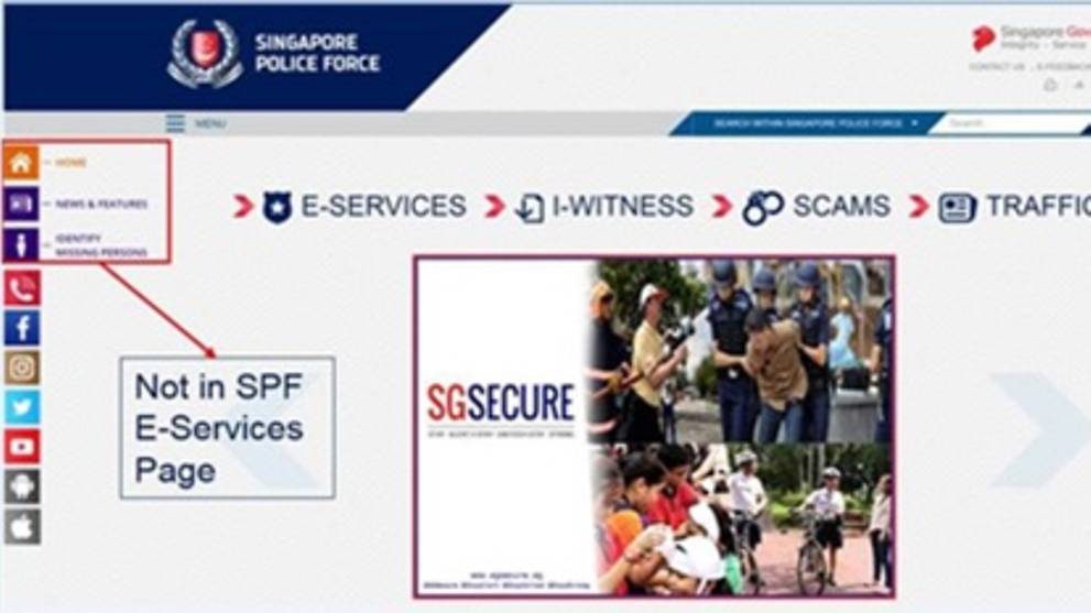 Woman cheated of S$31,500 in fake police website scam