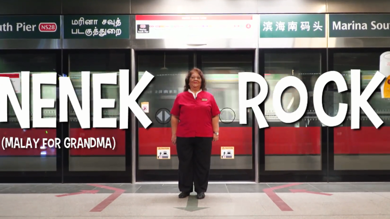 SMRT与淡马锡推出有趣视频 侦探Nenek Rock帮寻丢失物品