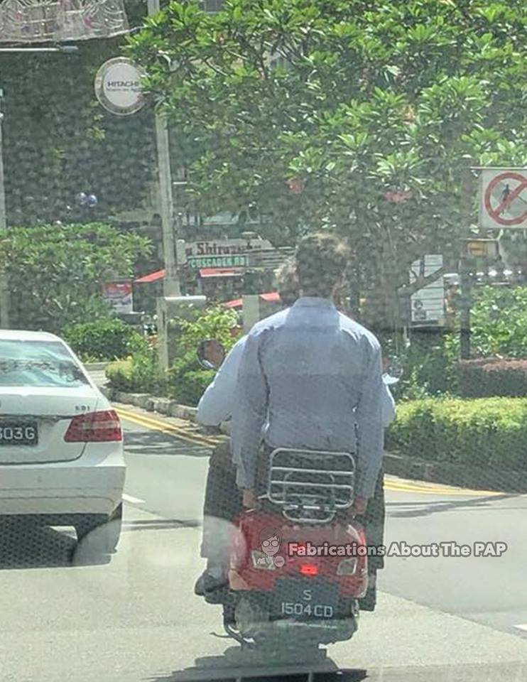 Foreign diplomats seen on the road without safety helmets!
