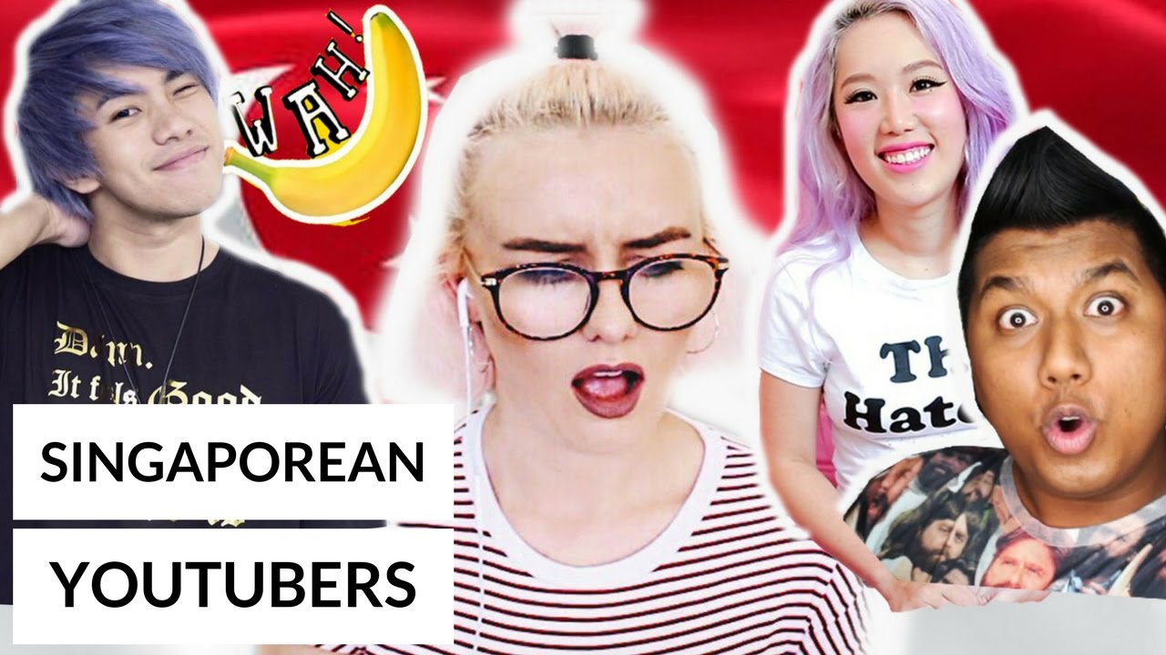 British girl reacts to Singaporean Youtubers? Whats your thoughts?