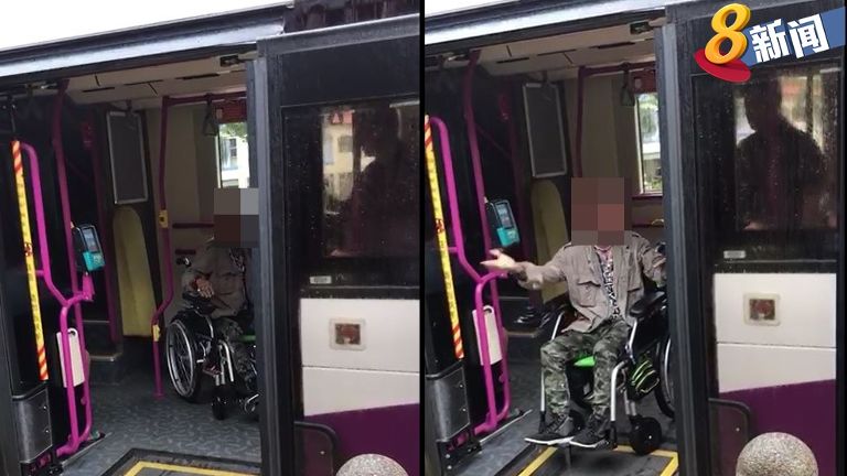 疑下车需帮忙遭忽视 体障人士与新捷运巴士司机起争执