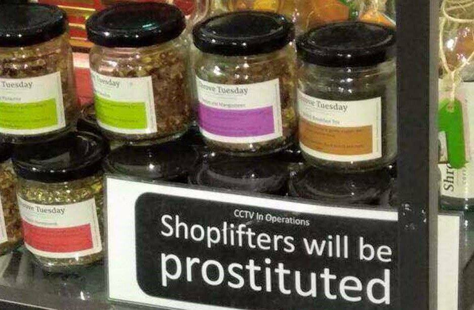 Wah! Shoplifters will be... prostituted!?