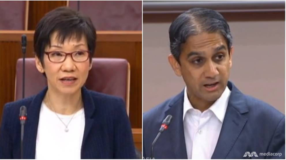 Leader of the House Grace Fu wants Leon Perera to apologise for accusation that Mediacorp 'edited' parliamentary footage