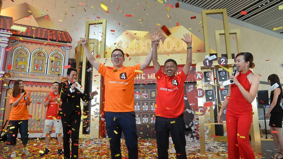Indonesian businessman, Chinese baseball coach win top prizes in Changi Airport lucky draw