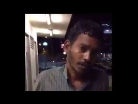 Singapore drunk foreign worker refuse to pay taxi fare!