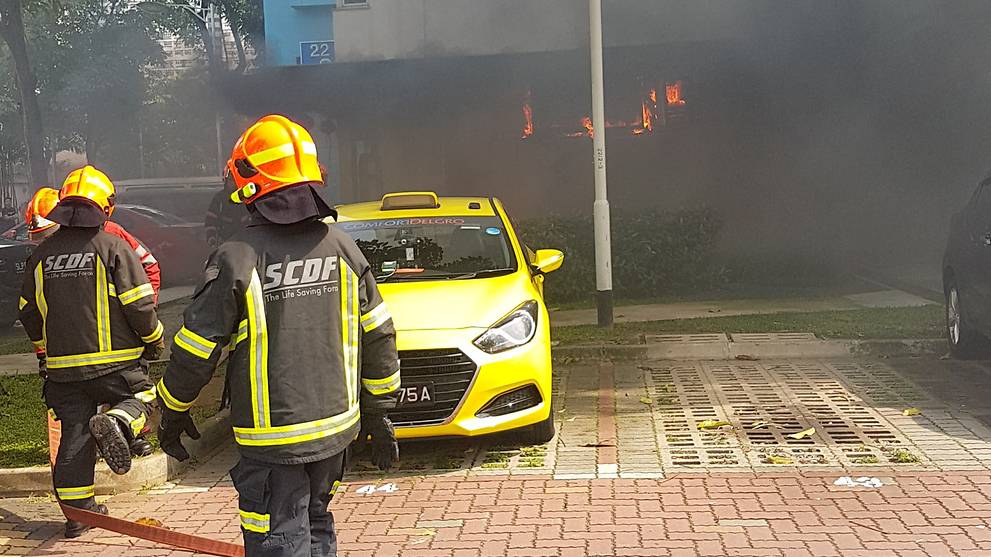 Fire at Ban Heng restaurant in Boon Keng, no injuries reported