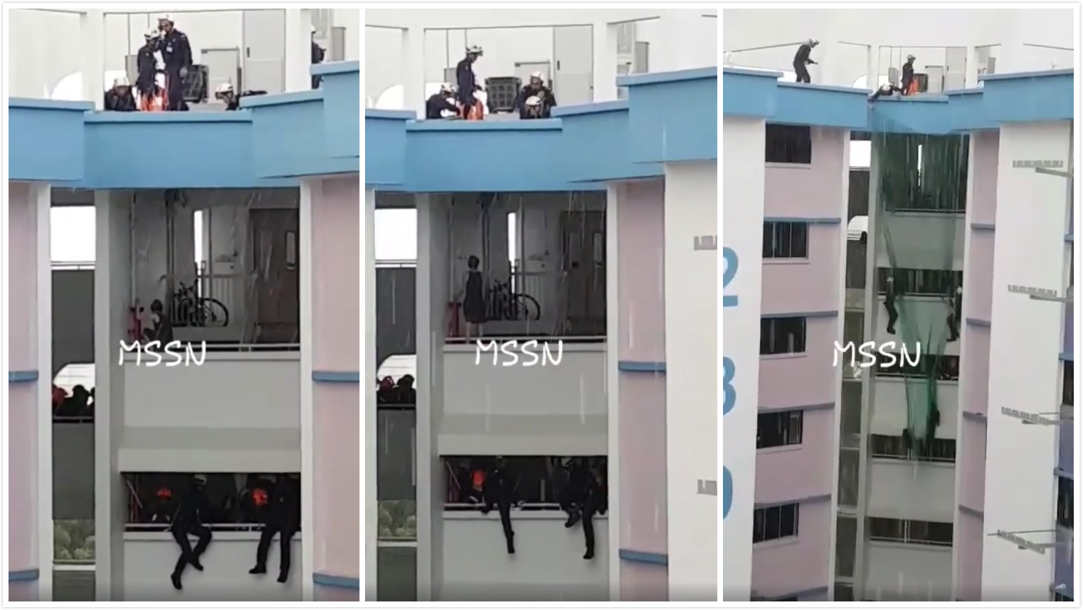 Suicide attempt at Yishun foiled by SCDF officers! 