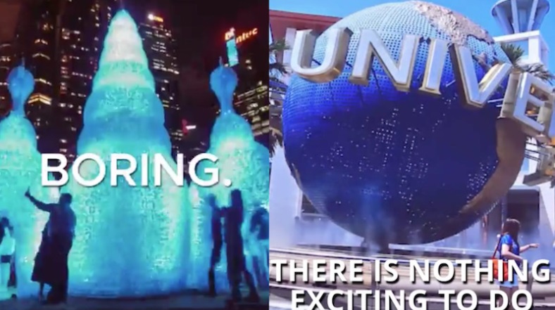 STB responds to the ‘Singapore is boring’ claim with an erroneous video featuring typical tourist attractions