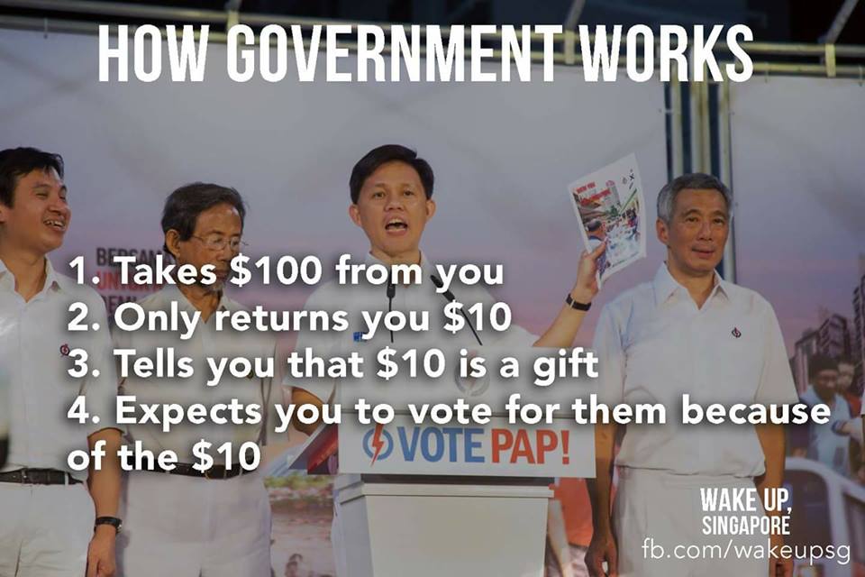 This is how the government works...