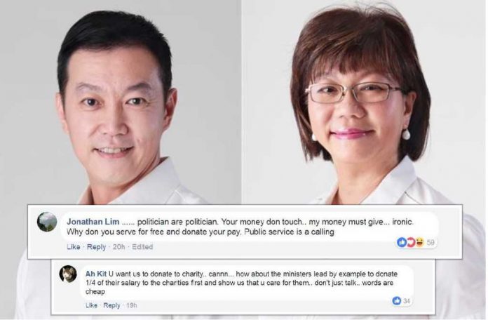 PAP MPs flamed for suggesting people could donate their “miserable” SG bonus to charity