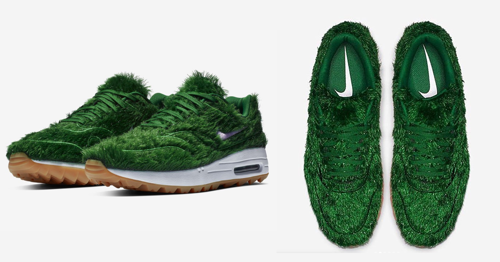 nike green grass golf shoes 