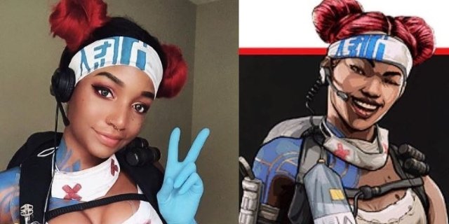 Lifeline from Apex Legends cosplay by Kay Bear : gaming