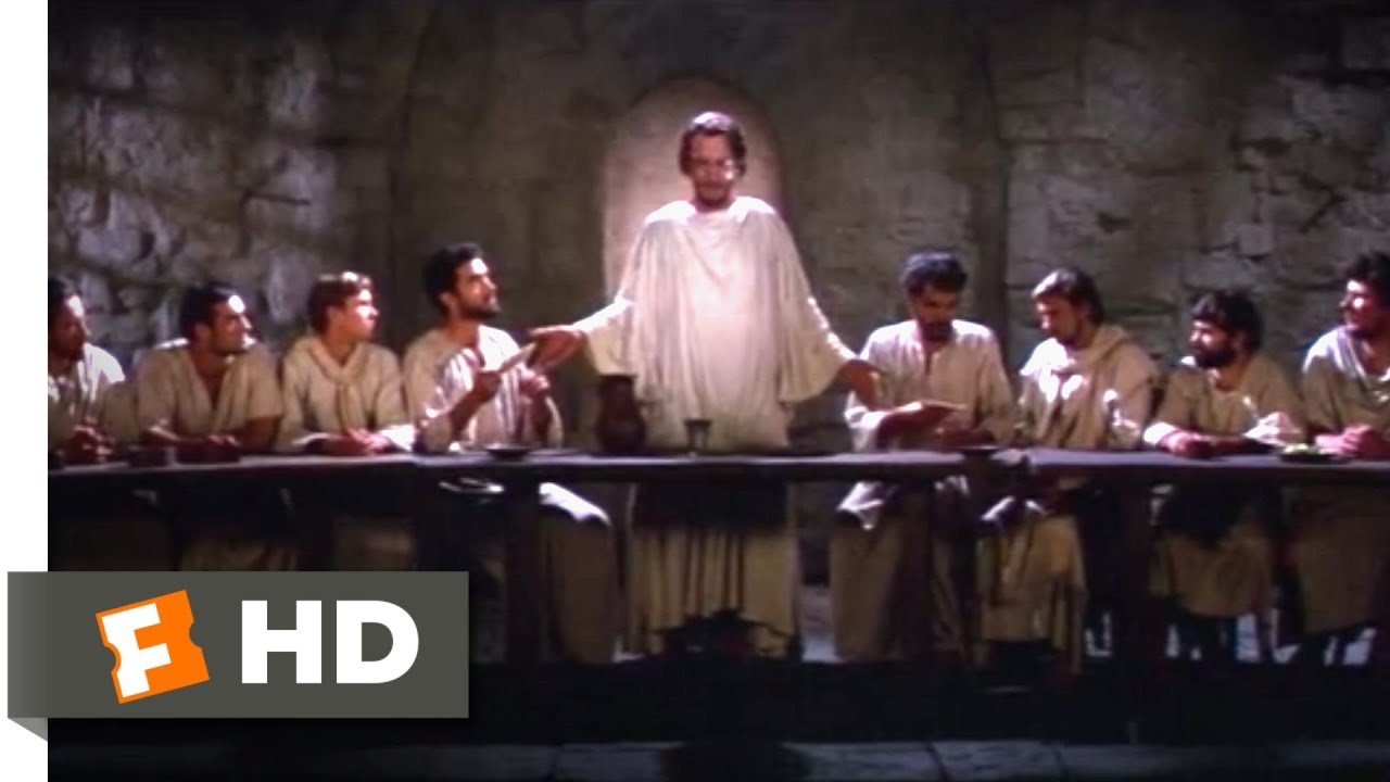 The Greatest Story Ever Told (1965) - The Last Supper Scene (7/10) | Movieclips