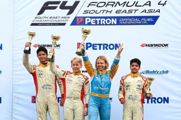 Alex’s son Alister grabs podium spot at F4 SEA C’ship