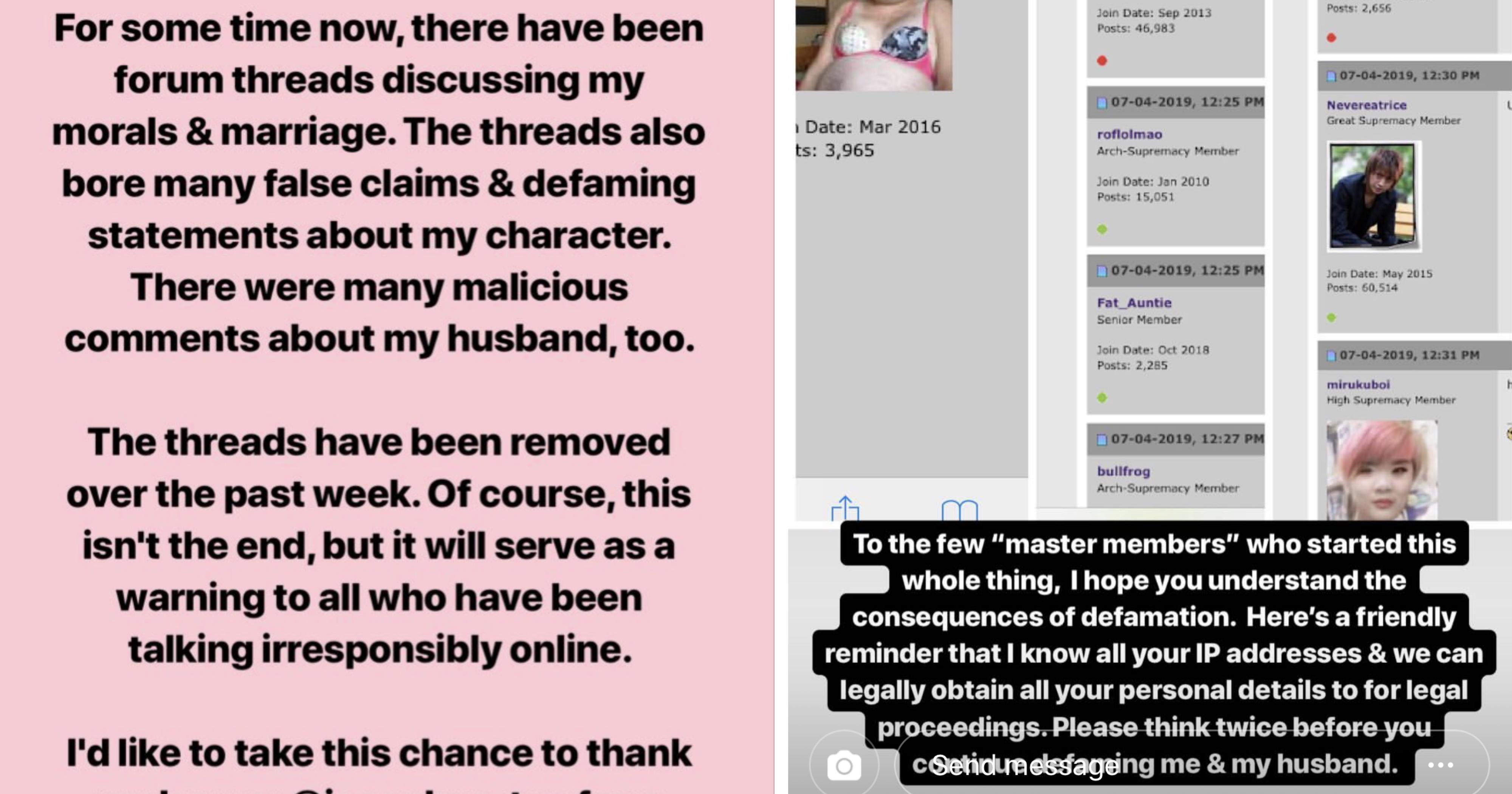 Influencer Melody Yap takes legal action against Hardwarezone users for defamation