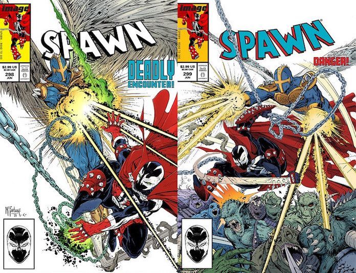Todd McFarlane's Covers For 'Spawn' #298 and #299 Will Press All Your Nostalgia Buttons