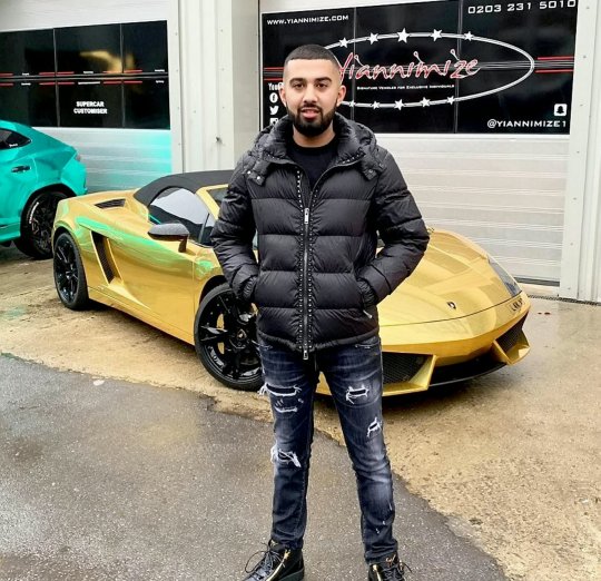Businessman Has 'Wa***r' Painted On Gold Porsche After Lamborghini Set On Fire