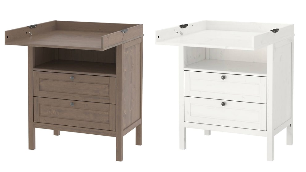 IKEA recalls SUNDVIK changing table-chest after incidents of children falling