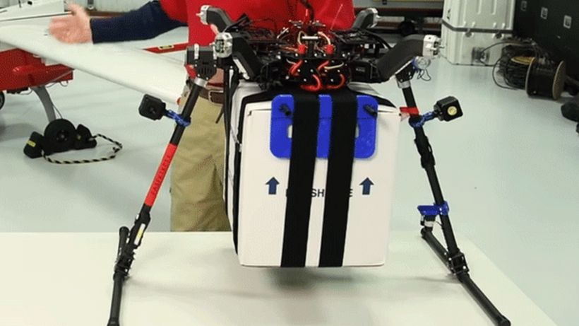 Life-saving kidney delivered by drone