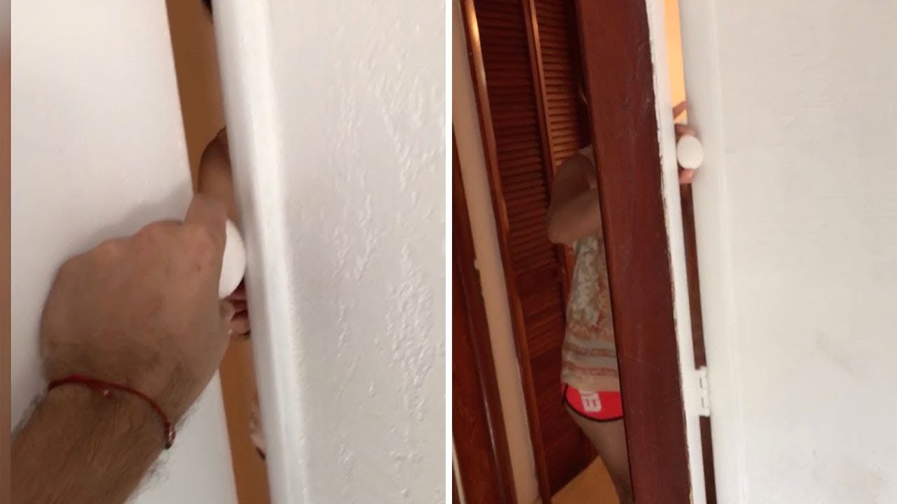 Mum Beats Egg Through Door Prank