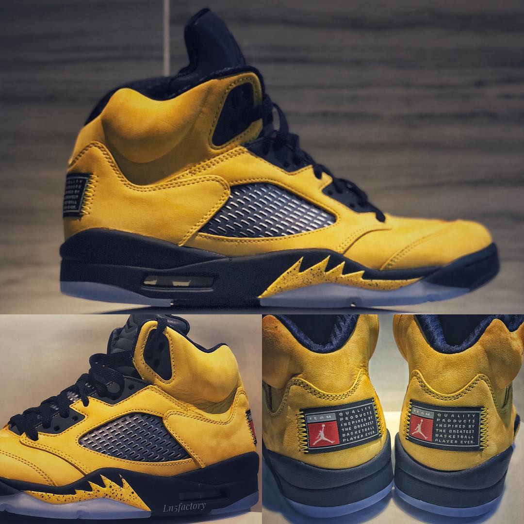 jordan 5 sp michigan