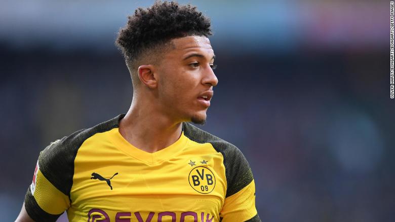 Jadon Sancho criticized by German media for dining on $240 gold-plated steak