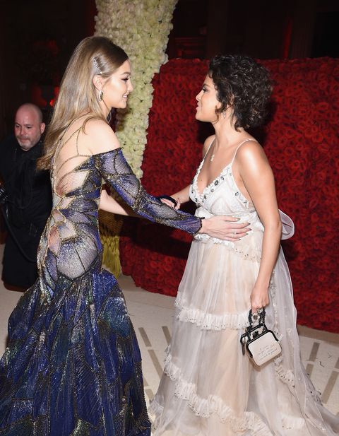 Gigi Hadid Is All Sparkle and Shine in a Michael Kors Collection Jumpsuit at the 2019 Met Gala