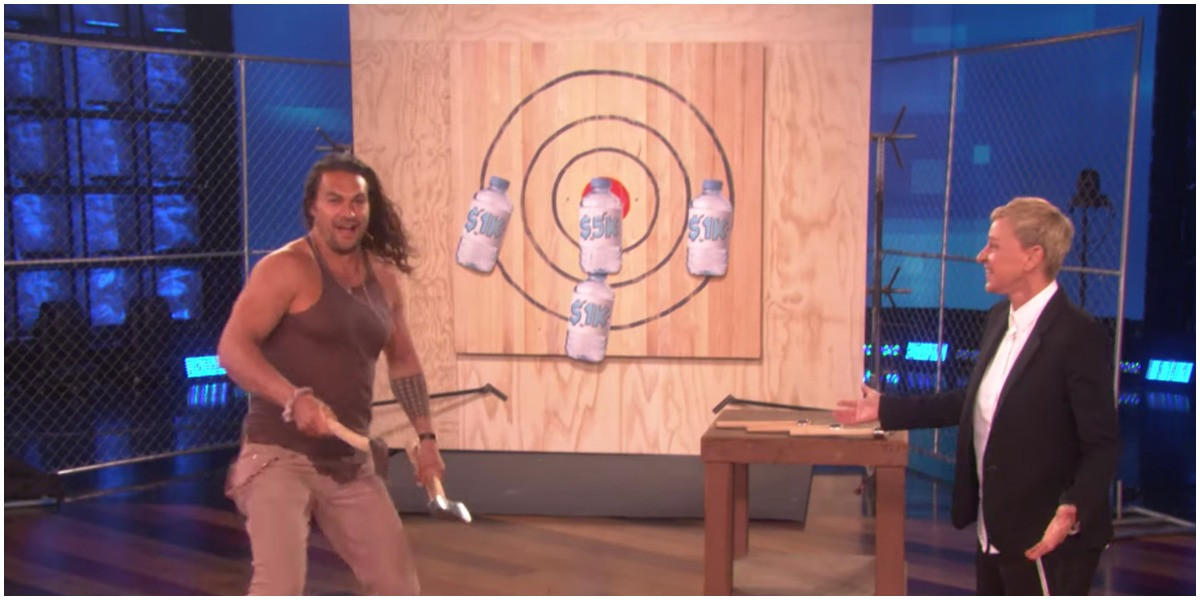 Here’s A Video Of Jason Momoa Throwing Axes Because You Need It