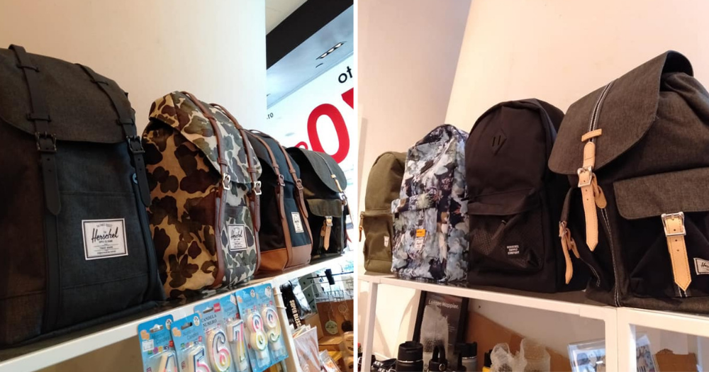Herschel backpack sale at Star Vista has buy 2 get 1 free promotion
