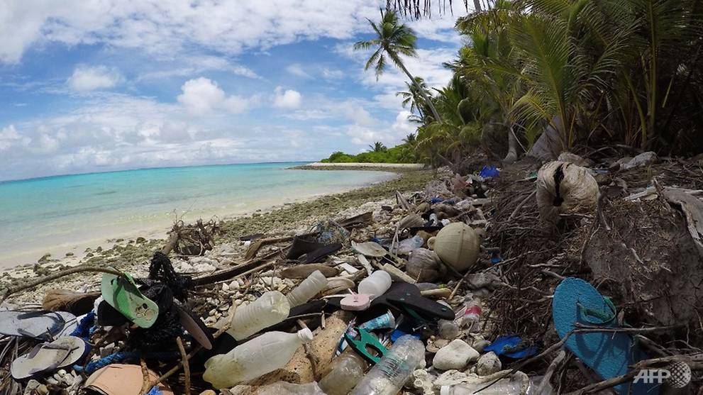 Remote island beach plastics point to greater waste problem