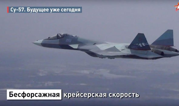 Russia news: Putin plane escorted by SIX Su-57 fighter jets for Pompeo summit - video