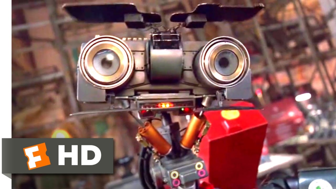 Short Circuit 2 (1988) - Manic Robot Scene (2/10) | Movieclips