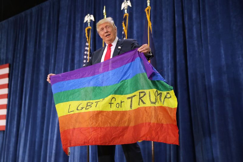 Advocates shred 'lgbtq for trump' t-shirt sale ahead of pride month