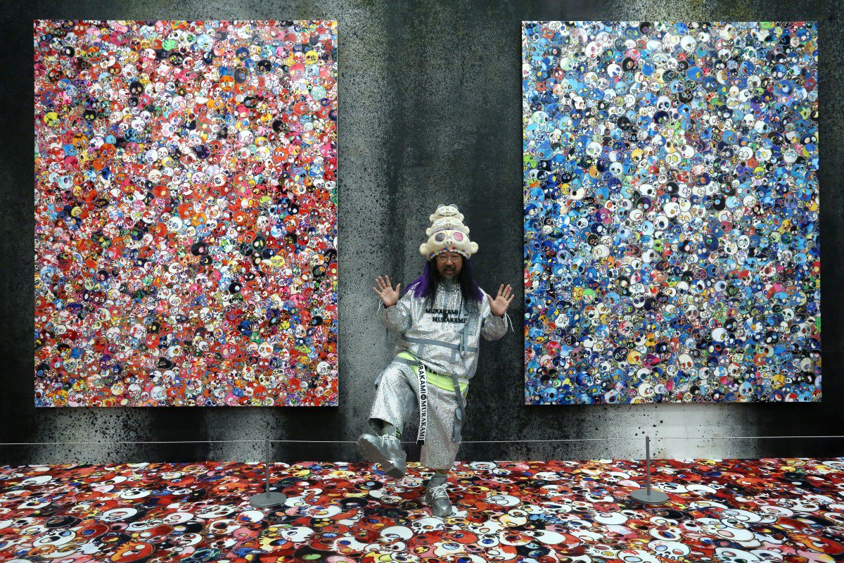 Takashi Murakami hits Hong Kong with hip-hop inspired show, jam-packed with skulls, flowers and post-apocalyptic paintings