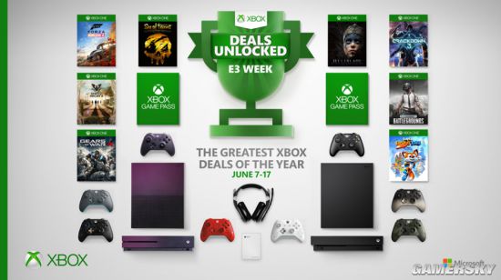 Xbox E3特惠活动：Xbox One X降价100美元、6月7日开启
