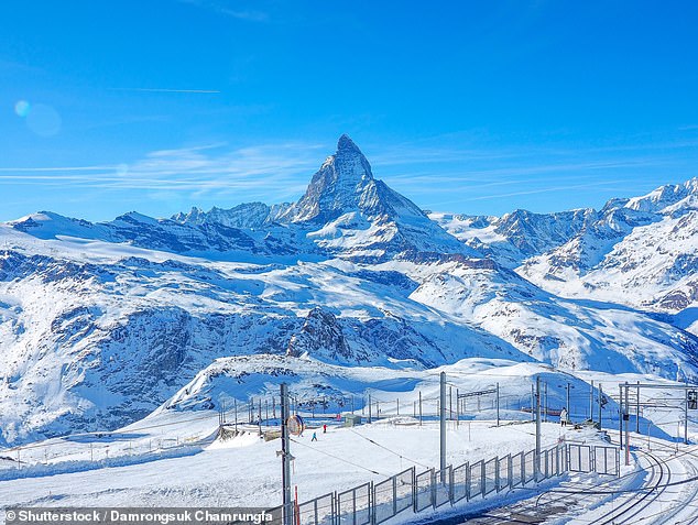 British climber, 24, dies 11,000ft up the Swiss Matterhorn after being struck by a falling rock during a night-time descent