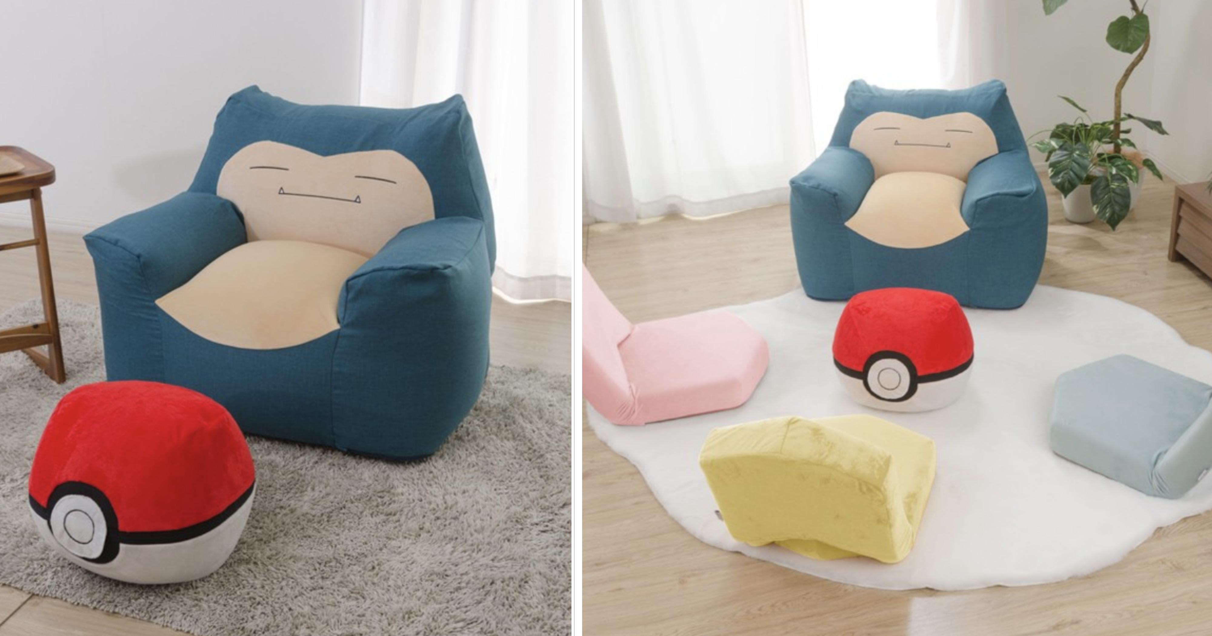 Japanese company introduces insanely cute Snorlax sofa