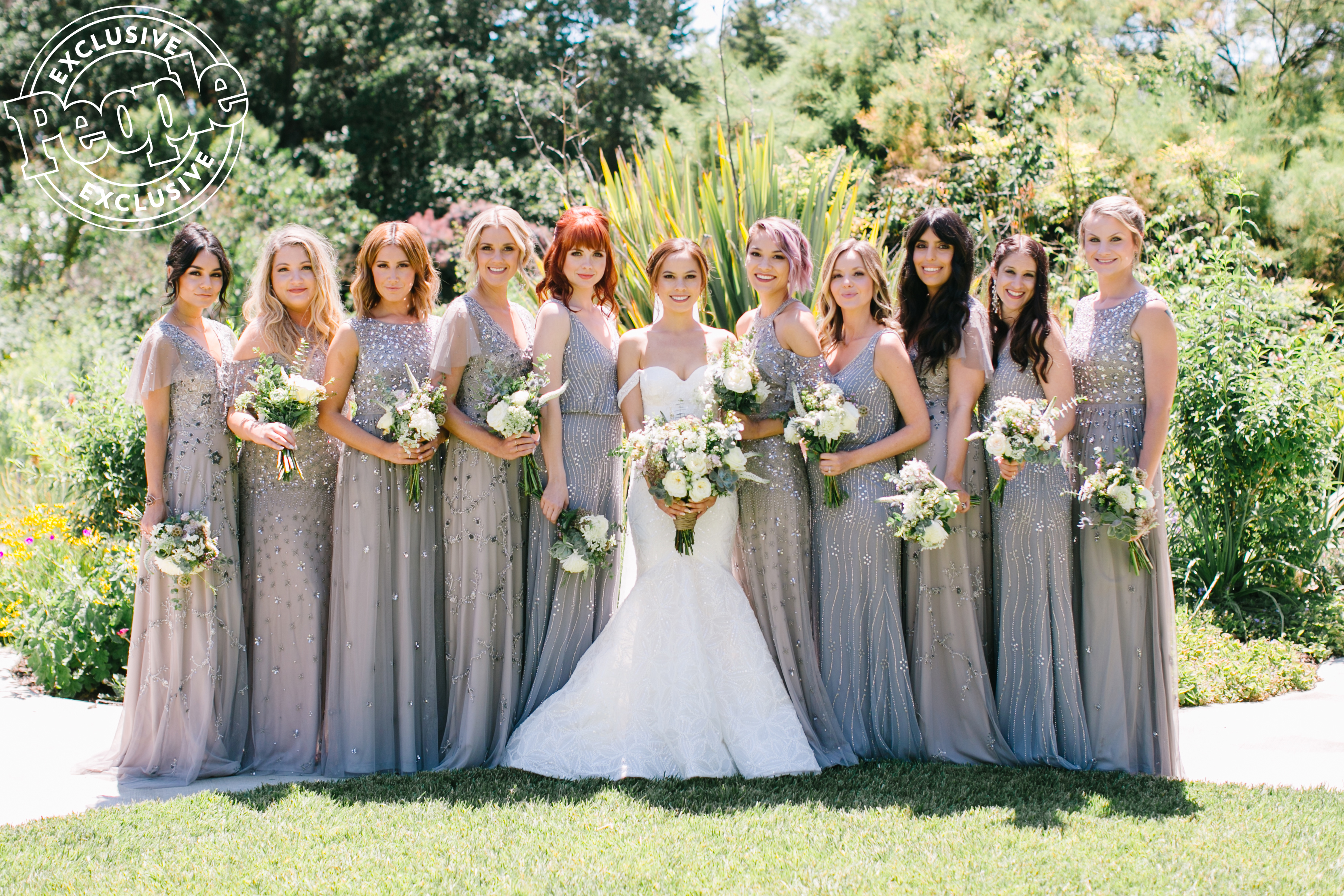 See Bridesmaids Vanessa Hudgens and Ashley Tisdale's Glamorous Looks at Pal Kim Hidalgo’s Wedding
