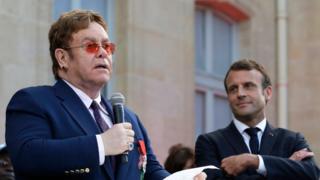 Elton John awarded France's highest civilian award Legion d'Honneur