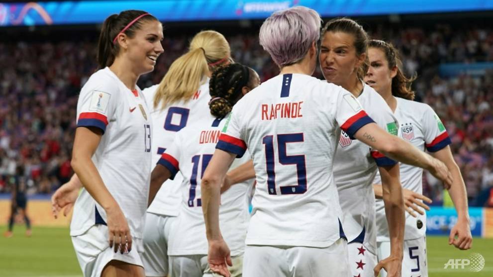 Rapinoe shows pride after coming up Trumps in World Cup thriller