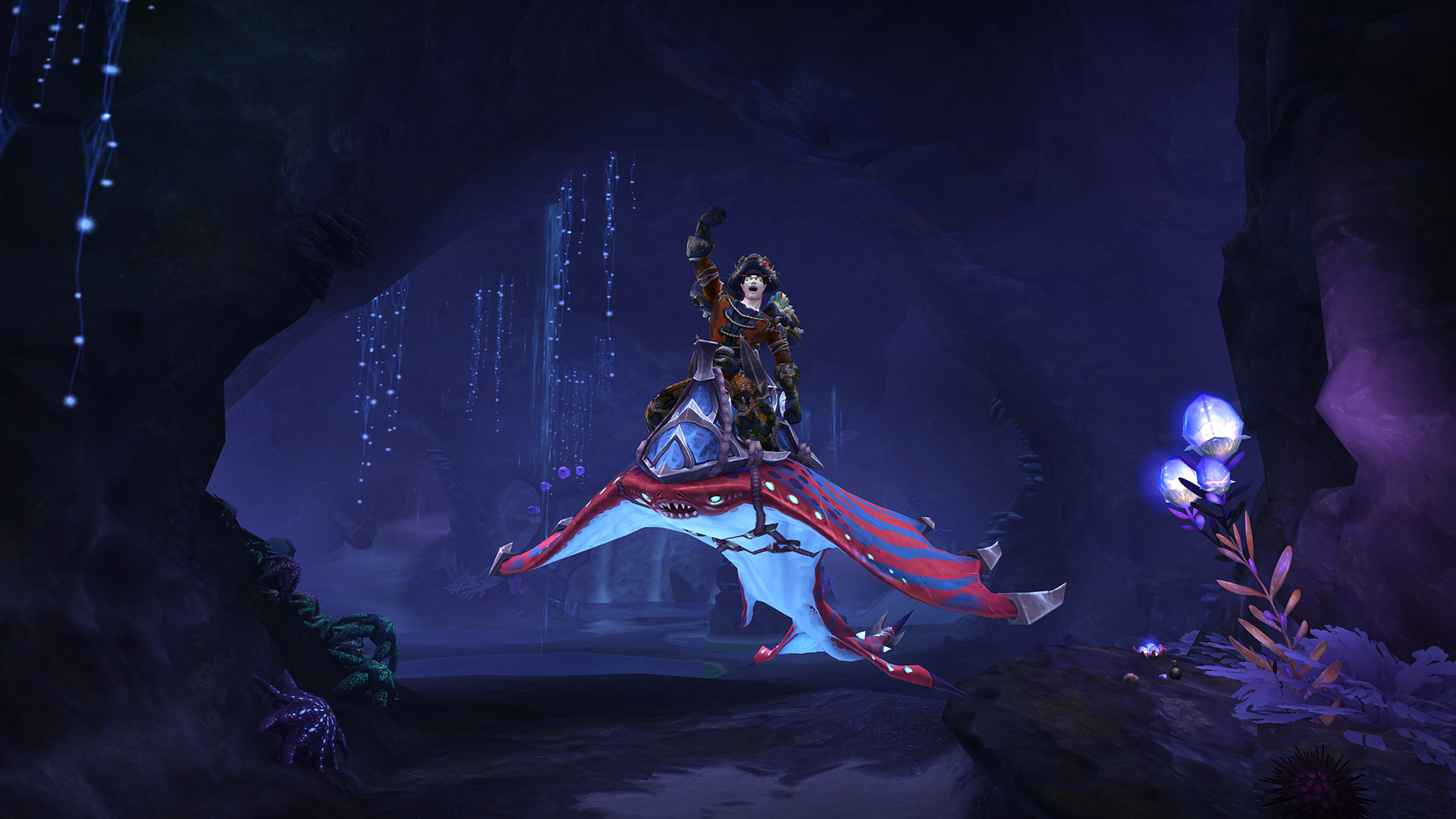 The entrance to World of Warcraft’s Eternal Palace raid is an underwater roller coaster