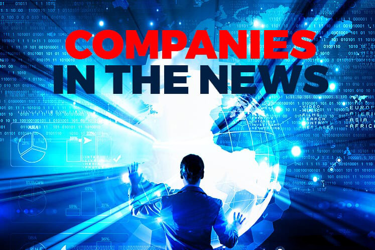Nestle, MSM, MMC, Yee Lee, Benalec, Yong Tai, Litrak, AirAsia, AirAsia X, Media Prima and Damansara Realty