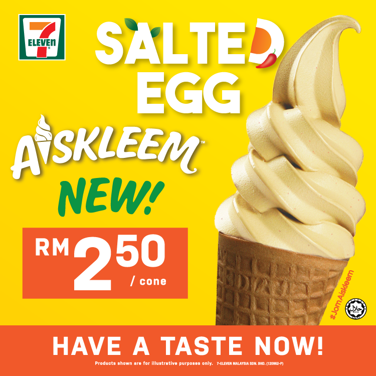 7-Eleven Just Released A Limited Edition Salted Egg Ice Cream For Only RM2.50