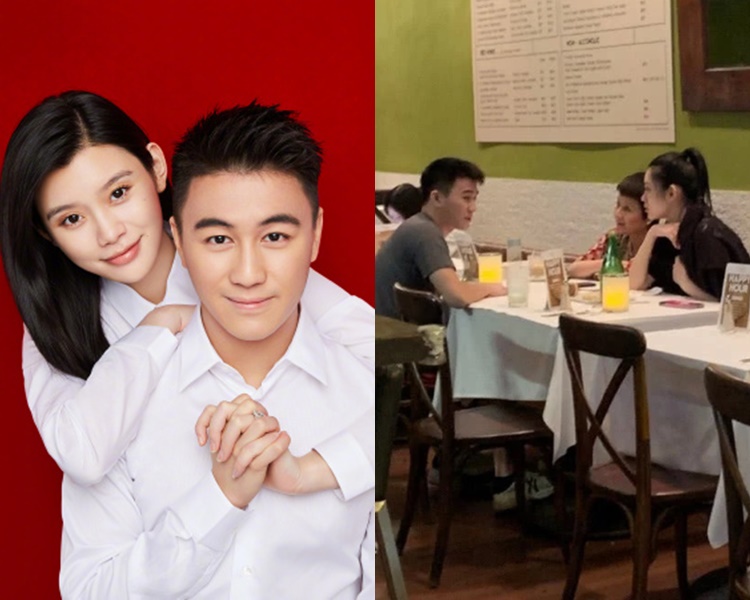网民偶遇 何猷君夫妇陪四太嘆茶