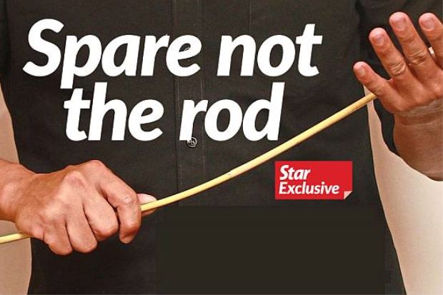 Yes! It’s all right to rotan the kids