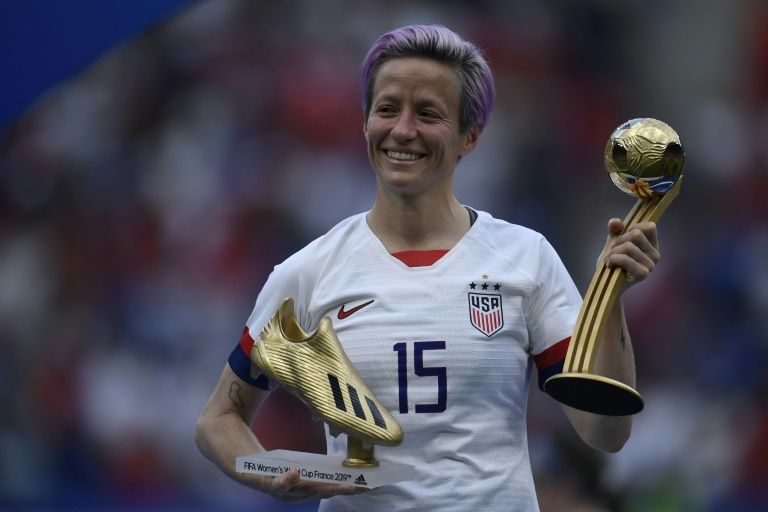 Rapinoe wins Golden Ball and Golden Boot at women's World Cup