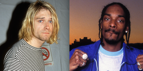 A Photo of Snoop Dogg Smoking Weed With Kurt Cobain Set Instagram on Fire