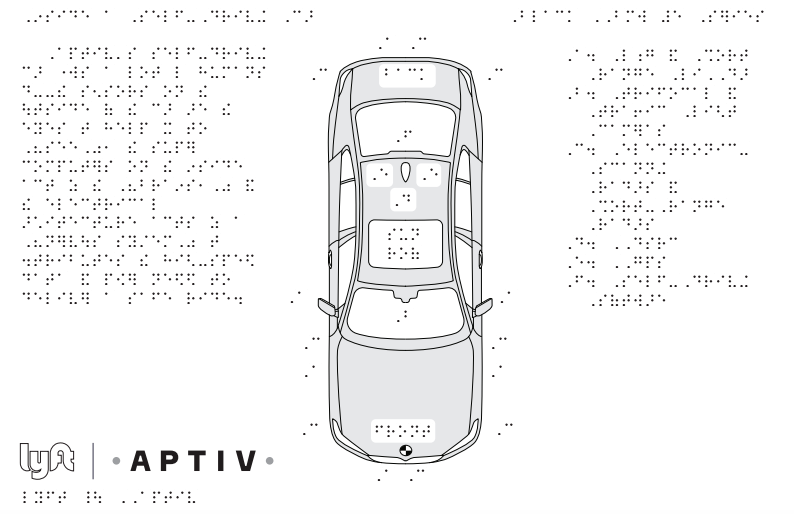 Lyft, Aptiv and the National Federation of the Blind partner on self-driving for low-vision riders